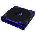 Lian Li UNI Fan TL LCD Wireless 120-Single Pack-2.4 GHz Wireless Signal ARGB Fan-Infinity Mirror-Daisy-Chain -Customizable Lighting Effects-Controller NOT Included & Required - Black (12TLLCD1W1B)