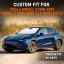 2018-2025 Model3 2020-2025 ModelY Windshield Sun Shade for Tesla Model 3 2018-2025, Model Y 2020-2025 Old Body Style Automotive Car Front Window Sunscreen Sunshade