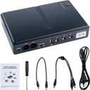 Mini DC UPS Uninterruptible Power Supply, UPS Battery Backup Power Supply for Router/Modem/Security Camera, for 5V/9V/12V Multi-Voltage Output, Without Battery