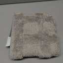 GRANNY SAYS Bathroom Rugs Non Slip Washable, Extra Soft & Water Absorbent Bath Mats for Bathroom, Plush Shaggy Bath Carpet, Grey Waffle Bath Mat Quick Dry for Tub & Shower, 16" x 24"