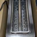 Mueller UltraToast Full Stainless Steel Toaster 4 Slice, Long Extra-Wide Slots for Bagels and Waffles, 6 Browning Levels, LED Display, Cancel/Defrost/Reheat Functions & Removable Tray, Kitchen Gadgets
