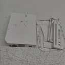 Full Housing Case Cover Shell with Buttons Replacement for Wii Console (Clear)