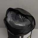 Wingback Rocking Chair cushion - Large Adirondack Chair Cushions, High-Density Sponge, Comfort Chenille Indoor Rocker Pads with Ties, 2 Piece Sets- Seat Cushion & Back Cushion, Black | Standard Size (22.2 x 26.7 x 3 in & 17 x 17 x 4 in (2-Piece Set))