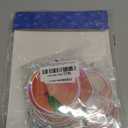 Azeeda 'Sweet Peach Fruit' White Premium Vinyl Decal Sticker  Waterproof, Durable & Easy to Apply - Ideal for Car Bumpers, Windows, Bins and More (DW00142706) (21cm x 21cm)