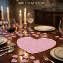 1000 Pcs Artificial Fake Rose Petals,Flower Petals for Romantic Night, Engagement, Party, Wedding, Event Flower Decorations, in Bulk(Pale Pink)