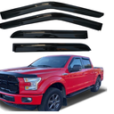 Side Window Visors Rain Guards Vent Deflectors for 2015-2025 Ford F150 Crew Cab, 2017-2025 F250 F350 SuperDuty Crew Cab, Window Vent Sun Shade Truck Accessories 4pcs 94975