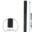 1 Pcs Universal Bike Seat Posts Lightweight 22.2x300mm Bike Saddle Post Seat Tube Matte Black Carbon Fiber