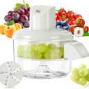 Electric Grape Peeling Machine Automatic Peeler Skin Remover Tool for Small Fruits. 20s Fast Peeling Rechargeable Wireless, Easy Clean for Home & Commercial Use, Grape Garlic Cherry Tomato Peeler