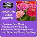 Seed Starter Natural Potting Soil Mix for Germination and Growth (Made in USA) (4 Dry Quarts)