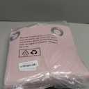 BGment Baby Pink 100% Blackout Curtains for Girls Bedroom 45 Inch Length, Thermal Insulated Full Light Blocking Grommet Noise Cancelling Small Window Curtains for Nursery 2 Panels Each 42 Inch Wide