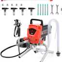 AEROPRO Tools Airless Paint Sprayer, 950W 0.52GPM 3300PSI High Efficiency Airless Sprayer with Tip Extension & Tip Sets, Indoor Paint Sprayer for Walls, Home Interior, House Painting, DIY Projects
