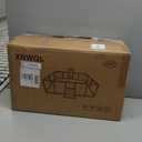 Baby playpen, 79"x71"Baby Playpen with Mat IndoorOutdoor Playpen for Babies and Toddlers with Breathable Play Pen with Ocean Balls Hanging Pocket Basketball Hoop and Football Goal