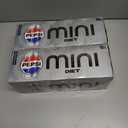 2 x Diet Pepsi Soda, 7.5 Ounce Mini Cans, 10 Pack