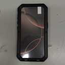 Lanhiem for iPhone 16 Pro Max Case, Metal Heavy Duty Shockproof Tough Rugged Case with Built-in Glass Screen Protector, 360 Full Body DustProof Strong Protective Phone Case for 16 Pro Max 6.9", Black