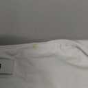 Misng Women's Sexy V Neck Ruffle Hem Mini Dress Long Sleeve Ruched Waist Short Party Dress S/M, White 