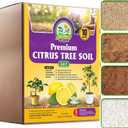 DUSPRO Recycle Citrus Tree Potting Soil Mix for Potted Lemon Tree, Specialized for Oranges, Fruit Tree Indoor Planting Pre-Mixed 4-in-1 Ready to Use (10 Quarts)