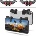 2 Pair Z108 Mobile Gaming Controller Compatible with PUBG Mobile/Fortnitee Mobile/Call of Duty Mobile, Sensitive Shoot and Aim Trigger L1R1 Compatible with Android & iPhone