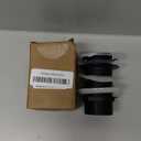 Brass Freestanding Tub Drain, Pop Up Freestanding Tub Drain Plug, Fits Most Freestanding Tub Drain Kits (Matte Black)