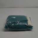 Urvoix 3 Pieces Bathroom Rugs Set, Non-Slip Chenille Bath Rug, Ultra Soft and Super Absorbent Bath Mat for Bathroom, Toilet and Tub (Teal Green)