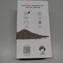 Electric Salt and Pepper Grinder Set Automatic Battery Pepper Mill Shakers Adjustable Coarseness Upgraded Larger Capacity with Led Home and Kitchen Appliances Birthday Gifts for Women Mom (Black/Black)