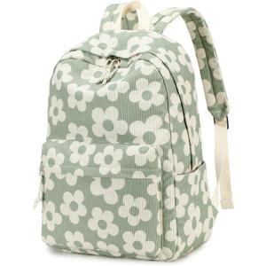 Bluboon School Backpack for Teen Girls Bookbags Elementary High School Corduroy Laptop Bags Women Travel Daypacks
