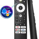 Voice Remote Only for Hisense Google Smart TV 4K QLED UHD Mini-LED Quantum ULED Series Remotes Control Replacement- 