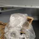 20 Pcs Adjustable Shelf Brackets for Double Track System Closet Organization Heavy Duty Wire Shelf Brackets(White,16.5 Inch)