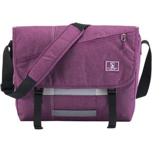 OIWAS Messenger Bag for Women, 15.6 Inch Laptop Satchel Bags for Women Crossbody Shoulder Bag Large Briefcase Computer Bag Work Travel Purple