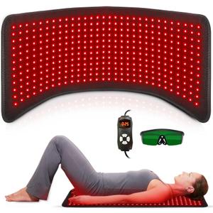 Red Light Therapy, Infrared Light Therapy 31.6" * 11.8" Large Wrap Pad 360LEDs for Body Back Waist Knee Joint Pain Relief, Muscle Repair, Decrease Inflammation, Ideal Gift (XL)