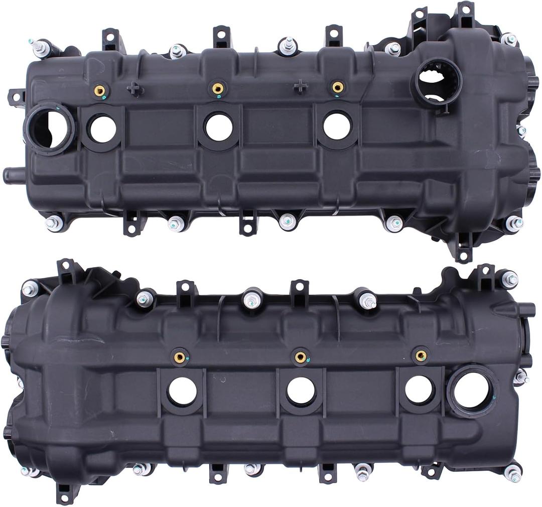 NewYall 3.6L Left and Right Engine Valve Cover with Gasket Bolts for Dodge Avenger Durango for Chrysler 200 300 for Jeep Cherokee Wrangler for Ram 1500 ProMaster 2011-2021