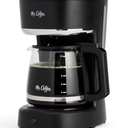 Mr. Coffee 12-Cup Switch Coffee Maker Black: Electric Drip Coffee Machine, 60 oz Capacity, Dishwasher-Safe Parts