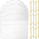 Hoolerry 18 Pcs Resin Tray Molds with Gold Handles Silicone Irregular Casting Agate Epoxy Molds for DIY Crafts Making Faux Agate Tray Serving Board Home Decor (Comprehensive)