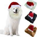 Dog Costume Lion Mane Funny Reindeer Moose Dog Costume for Halloween & Christmas Photoshoot Entertainment (White) Size S