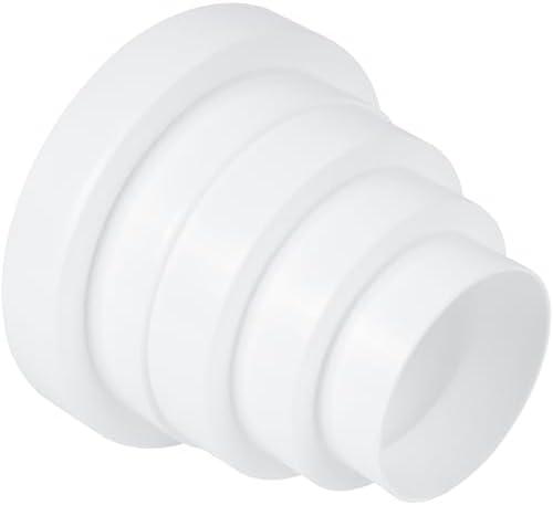Universal Duct Reducer reaser. Conect Any Two 3 h h to 6 h h Flex or Straight ducts. HVAC. Heating. Cooling. Kitchen and Bathroom Applications. 3 in-6 in