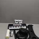 Love&Mini Piano Toy for Kids - 37 Keys Piano Keyboard Toy with Stool and Microphone, Black Electronic Musical Instrument Birthday Gift for Kids 3 4 5 6 7 8 Years Old Boys and Girls