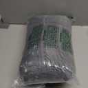 1 MIDDLE ONE Round Cylinder Bolster Pillow with Removable Velvet Cover, Tube Roll Cervical Pillow for Head, Neck, Back and Legs Support, 13" x 6", Grey