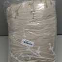 DJY Beige Quilt Set King Size - Branch Botanical Pattern Bedspread Coverlet Set, 3 Piece Floral Quilt Bedding Set Soft Lightweight Microfiber Bed Cover for All Season