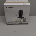 SUSTEAS Cold Press Juicer, 300W, 5.3" Large Feed Chute, 1.5L Capacity, Automatic Feeding, High Yield, Easy to Clean, Ideal for Whole Fruits & Vegetables, Black