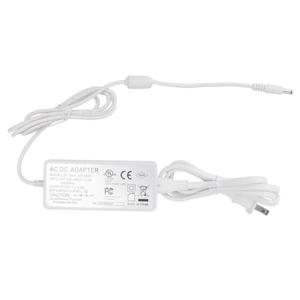 Litever Power Supply, LED Transformer, White, 12VDC 3 Amps,110VAC to 12V DC, Max Output 3A, 36W. Standard 110VAC US Input Plug, 5.5mm x2.1mm Output Connector, for LED Light Strip and More