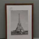 upsimples 11x14 Picture Frame, Display Pictures 8x10 with Mat or 11 x 14 Without, Wall Hanging Photo Frames, Brown, 1 Pack