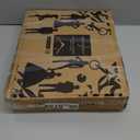 10 Pack Wooden Hangers with Clips High-Grade Wooden Suit Hangers Skirt Hangers with Clips S Wood Hanger with Durable Metal Clips for Blouse, Dress, Coat, Jacket (Vintage)