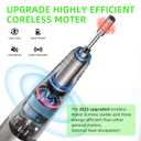 SAVILAND Electric Nail Drill 35000RPM: Portable Nail File Rechargeable Grey Nail Buffer Manicure Pedicure Tools Nail Supplies Kit Set Professional Acrylic with Everything for Nail Care Nail Art