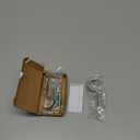 Ivilon Short Projection Brackets for Curtain Rods - for 1 or 1 1/8 Inch Rods. Set of 2 - Satin Nickel