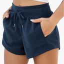 ODODOS Women's Sweat Shorts with Pockets Cotton French Terry Drawstring Summer Workout Casual Lounge Shorts MEDIUM