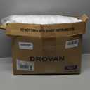 DROVAN Mattress Pad Twin Size - Extra Thick Mattress Cover - Pillow Top Deep Pocket with Breathable 7D Spiral Fiber Filling Cooling Mattress Topper (White)