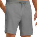 M MAELREG Men's Athletic Shorts with Zipper Pockets 7"/ 9" Lightweight Quick Dry Sports Gym Workout Running Shorts, Mx7