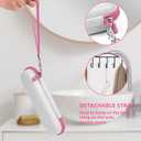 Toothbrush Travel Case for Oral-B Pro 1000, 2000, 3000, 3500 Sonicare 4100, Hard Shell Portable Carrying Electric Toothbrush Protection Case (WHITE-PINK)