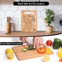 Recipe for a Special Daughter Natural Bamboo Cutting Board | Perfect Daughter Birthday, Wedding, Mother's Day Gift From Parents | Unique Kitchenware Gift for Daughter