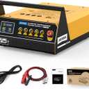 AUTOOL EM355 Programming Power Supply 12V,ECU Programming Stable Voltage Power Supply 10.8–16V,Fast Smart Battery Charger with Pulse Repair,AGM Gel EFB Lead-Acid Battery Charger for Automotive