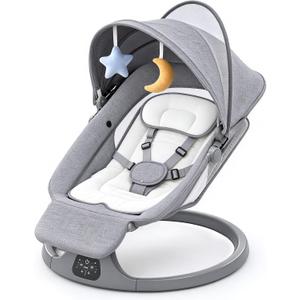 Smart Electric Baby Swing for Infants, 2026 New Model, Extended Footrest